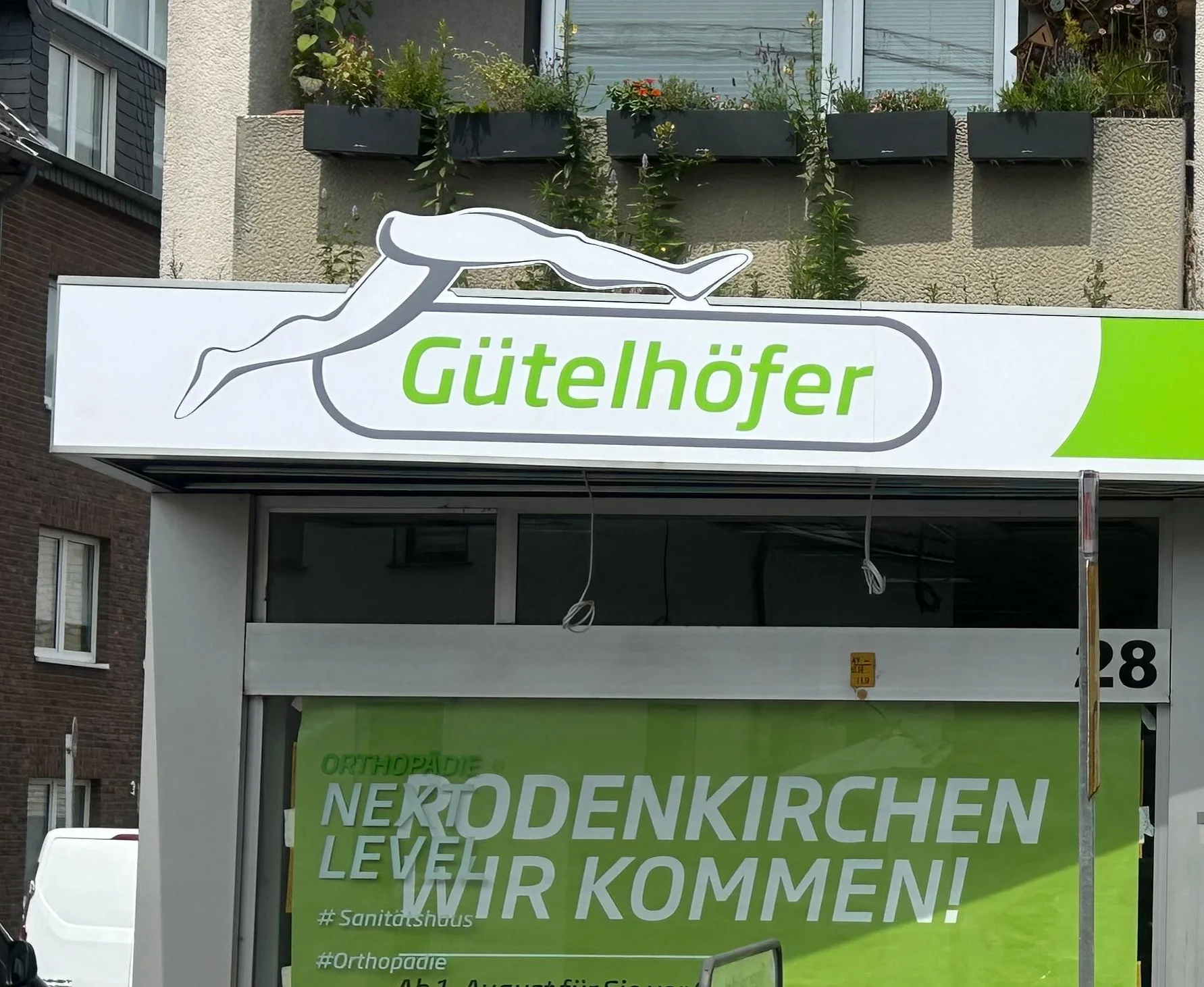Schaufensterbeschriftung Ladengeschäft Köln-Rodenkirchen